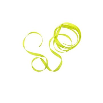Ruban gros grain - MegaCrea DIY - Jaune fluo - 0,5 cm - Fluo-phosphorescent - Emballage cadeau