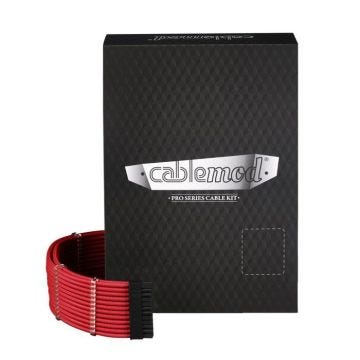 Câble d'alimentation - CableMod - PRO ModMesh C-Series - Rouge - Kit RMx - Kit complet