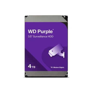 Disque dur - WESTERN DIGITAL - WD PURPLE 4TB - 7200 Tours/min - 256MB - SATA-600