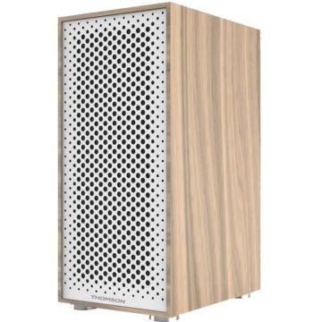 Enceinte Satellite - Thomson - MR101SAT - Bois blanc - 60W - Sans fil