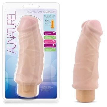 Vibromasseur Réaliste Toucher Peau Au Naturel - 23 cm - BLUSH NOVELTIES - Vagin - Moyen - Vibromasseur