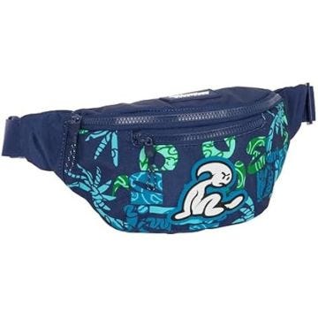 Sac banane Safta EL NIÑO GLASSY - Noir - Enfant - Zippée - Ceinture