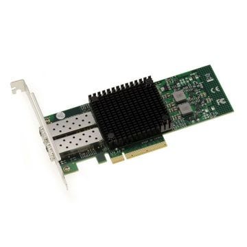 Carte contrôleur PCIe réseau LAN 10G Fibre SFP+ 2 Ports avec Chipset MELLANOX X-3 - 10GbE Ethernet Network Adapter