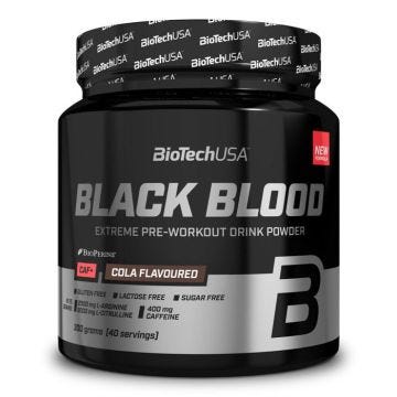 Pre-workout BioTech USA - Black Blood CAF+ - Cola 300g