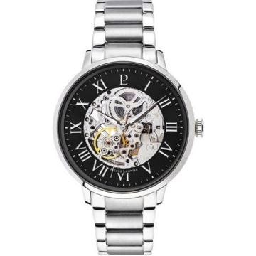 Pierre Lannier Homme 317B131 Automatique squelette acier argenté