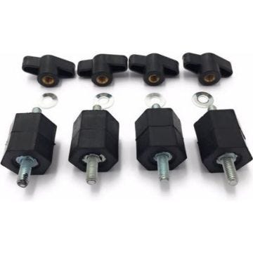 Lot de 4 supports de couverture moteur renforcés CITREON PEUGEOT OE 013711