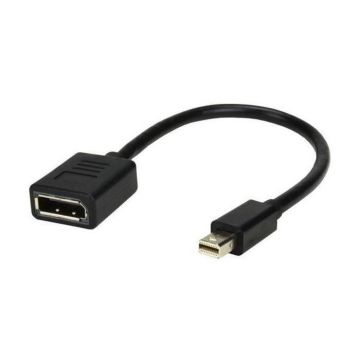 Câble Mini DisplayPort - MCL - 4K 2K - 15 cm - Noir - DisplayPort 1.2