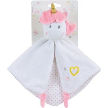 Doudou Licorne JEMINI - Hauteur 32cm - Couleurs Douces - Peluche Douce - Pour Bébé