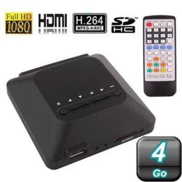 Passerelle Multimédia - YONIS - Full HD 1080P HDMI Av Composite USB - 4Go