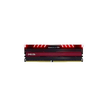 Mémoire DDR4 Team Group Delta - 32 Go - 3000 MHz - Radiateur en aluminium - LED rouges