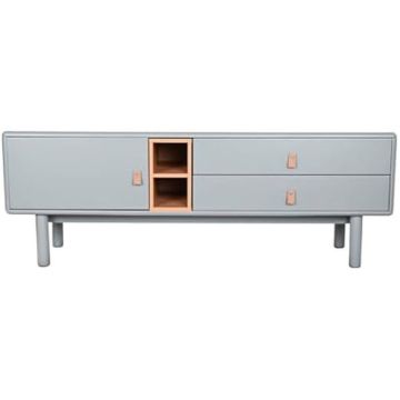 Meuble TV - HOME ESPRIT - Multicolore - 140 x 40 x 55 cm - Montage facile - Design moderne