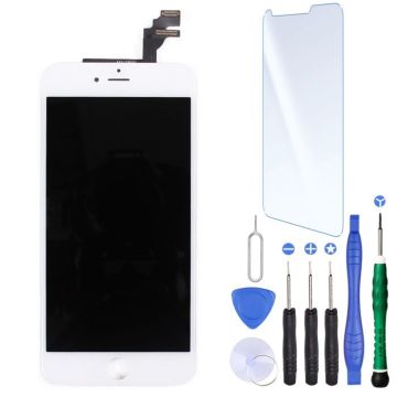 Ecran LCD + Tactile Remplacement pour iPhone 6 Plus Blanc + Outils
