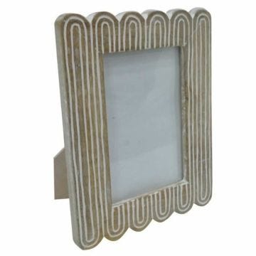 cadre photo 19 x 2 x 21 cm 16 x 2 x 21 cm naturel colonial bois de manguier