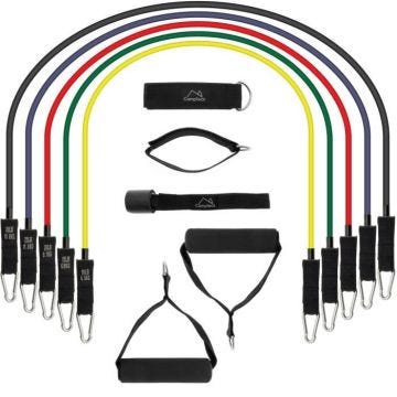 CampTeck Latex Bandes de Résistance Tube Élastique Fitness  Exercice Yoga Pilâtes Gym Sport
