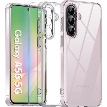 Coque Silicone Transparente + Verre Trempe Pour Samsung Galaxy A56 5G Little Boutik©