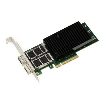 Carte PCIe réseau LAN 40G Fibre QSFP+ 2 Ports avec Chipset MELLANOX X-3 - 40GbE / FDR-14 InfiniBand NIC