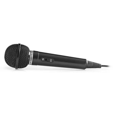 Microphone - Nedis - MPWD01BK - Dynamique - Karaoké - Noir