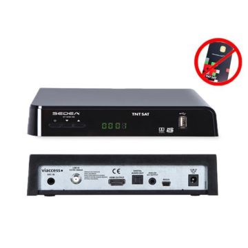 SEDEA Décodeur satellite TNTSAT – ST 5200 HD (vendu sans carte TNTSAT)