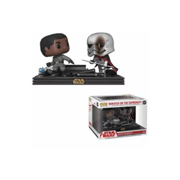 Figurines Funko Pop! Star Wars Movie Moments: The Last Jedi Duel - 10 cm - Sous licence officielle