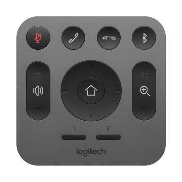 Télécommande - Logitech - 993-001389 - Gris - RF sans fil - Compatible avec MeetUp