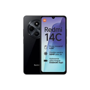 Xiaomi Redmi 14C Noir (8 Go /