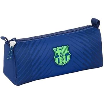 Trousse - SAFTA - F.C. BARCELONA - Bleu Marine - Avec fermeture éclair - Pour enfants