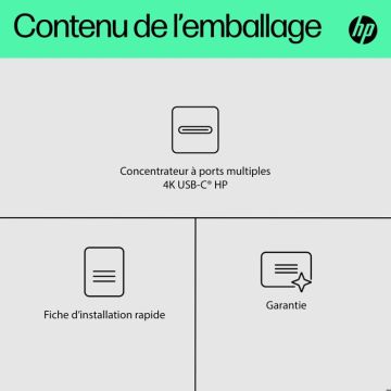 HP HUB USB-C 4 EN 1 GRIS