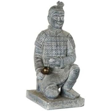 Figurine décorative - HOME ESPRIT - Guerrier - Gris Clair - Multicolore - 39 x 35 x 78 cm