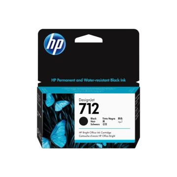 Cartouche d'encre - HP - 712 - Noir - 38 ml - Authentique