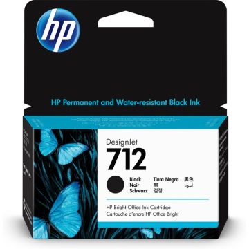 Cartouche d'encre - HP - 712 - Noir - 38 ml - Authentique