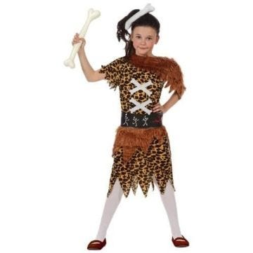 Déguisement Fille des Cavernes ATOSA - Costume Marron - Taille 2