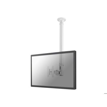Support médical - NewStar - FPMA-C100WHITE - Écrans jusqu'à 27" - Hauteur réglable 25,4-68,6 cm - 12 kg max
