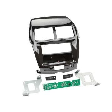 Adaptateur de façade 2-DIN - ACV - Citroen C4 / Peugeot 4008 - Noir - Universel - 2012+