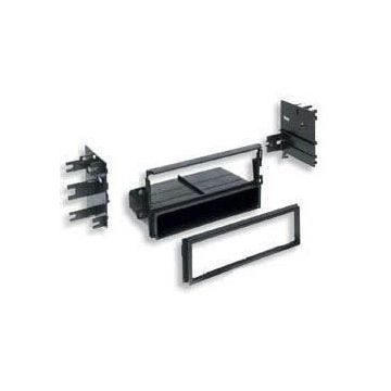 Adaptateur de façade d'autoradio simple DIN Noir Mitsubishi Outlander 2003 – 2006