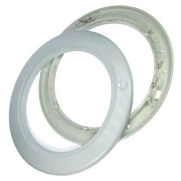 Cadre extérieur + intérieur de hublot - Lave-linge - INDESIT (32647)