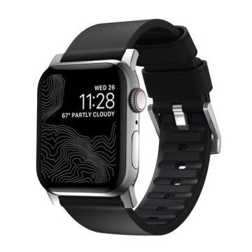 Bracelet Apple Watch Nomad  Active Pro pour Apple Watch  42/44mm Gris/Noir