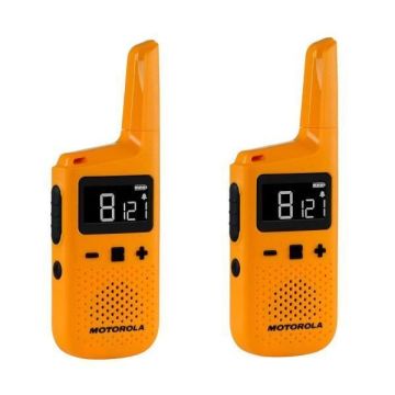 Talkies-walkies MOTOROLA TALKABOUT T72 - Jaune - Portée 8 km - PMR446 - 16 canaux - 121 codes