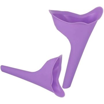 color 2pcs Urinoir urinoir pour femmes, dispositif urinoir Portable pour femmes, entonnoir pipi d'extérieur,
