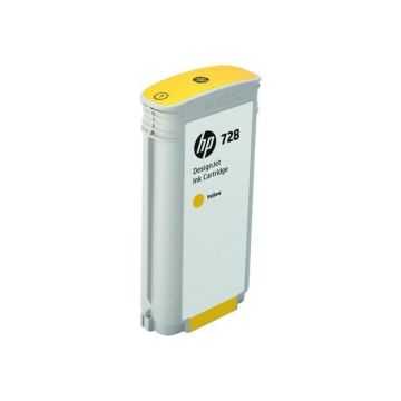 Cartouche d'encre HP 728 - Jaune - 130 ml - Jet d'encre - pour HP DesignJet T730, T830