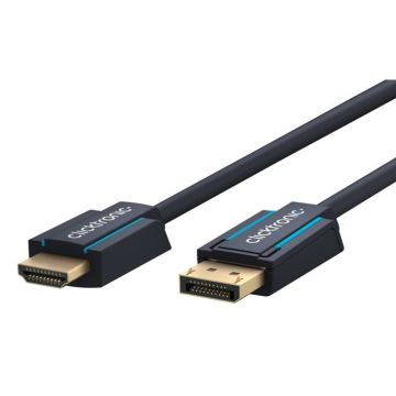 Cable - connectique tv - video - son Clicktronic - 44927 - Aktives DisplayPort-Auf-HDMIa,,-Adapterkabel (4K/60Hz) 10m