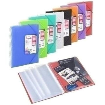 Classeur - CARCHIVO - Archivex-Star - 60 pochettes - Noir - Spirale pour organisation