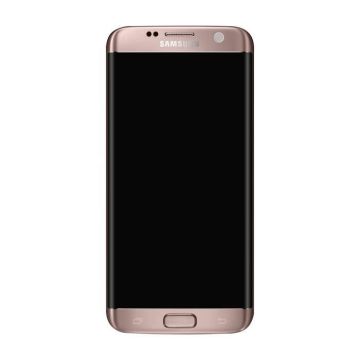 Bloc Complet Galaxy S7 Edge Écran LCD Vitre Tactile Original rose champagne Rose