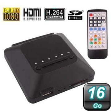 Passerelle Multimédia - YONIS - Full HD 1080P HDMI Av Composite USB - 16Go