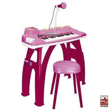 Claude Reig – ORGUE ÉLECTRONIQUE pour fille avec 25 touches lumières 5 Instruments et contrôle du volume sons Percusion (28441)