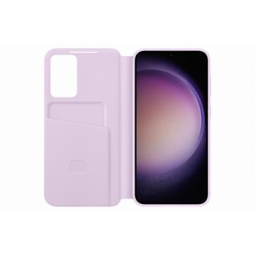 Coque et étui - SAMSUNG - Galaxy S23+ - Étui Smart View - Porte-carte - Lilas