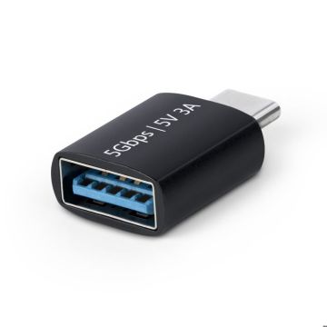 Adaptateur USB-C vers USB-A - StarTech.com - Modèle Compact - 5Gbps - Boîtier Aluminium - Recharge 15W