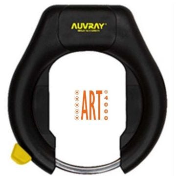 Antivol Vélo - AUVRAY - Fer A Cheval Evo Lock - Noir/Jaune - Ouverture 59mm - Classé ART