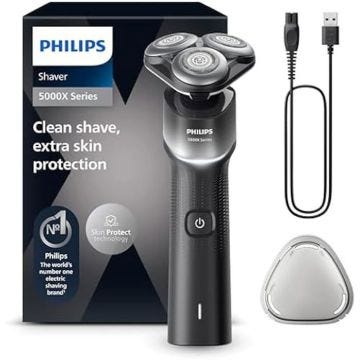 Rasoir électrique - PHILIPS - 5000X Series - 100% étanche - Technologie SkinProtect - Tête flexible 360°