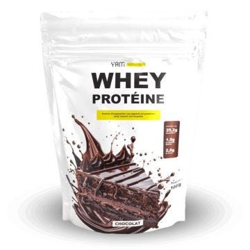 Whey concentrée Yam Nutrition - Whey Protéine - Chocolat 1000g
