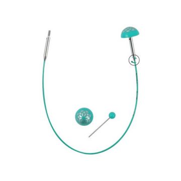 KnitPro Câble, Bleu, Un Taille